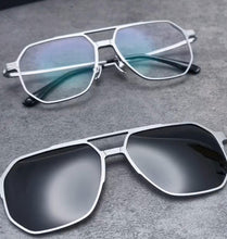 Load image into Gallery viewer, Lunettes de vision nocturne pour hommes, lunettes de conduite de jour et de nuit, lunettes de soleil polarisées vintage